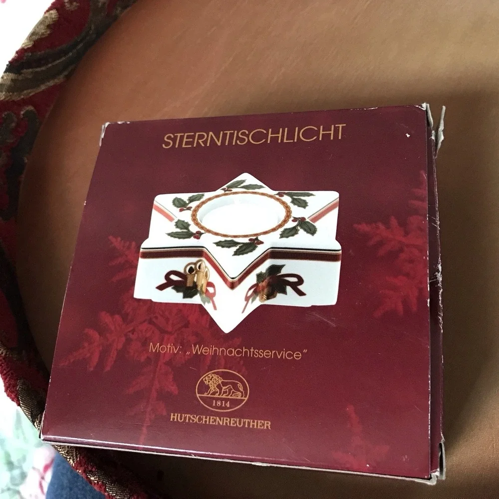Sterntischlicht‎ Tea light Holder With Doilie